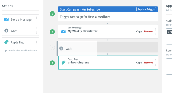 newsletter automation con aweber